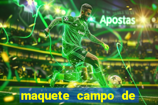 maquete campo de futebol (isopor)